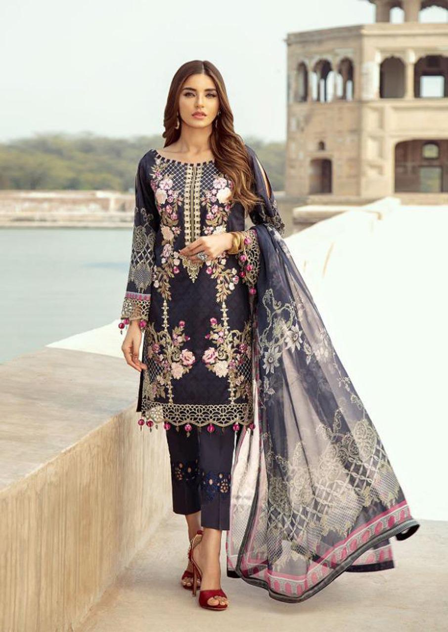 Apna Cotton Saniya 4 Latest Fancy Designer Karachi Dress Material Collection